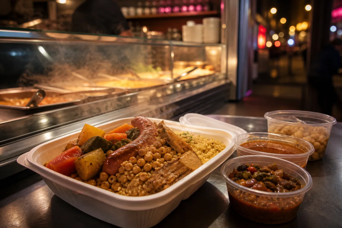 Couscous à emporter : la tradition du week-end